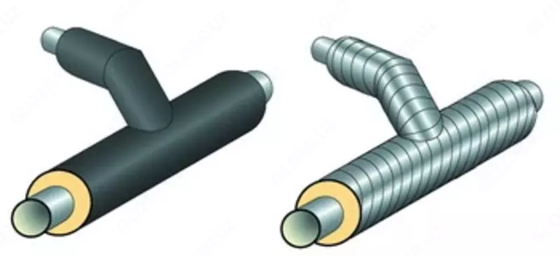 Тройниковое ответвление Ст 325-133-325-1-ППУ-ОЦ - по запросу