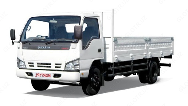 Бортовой автофургон с кузовом ISUZU NQR 71 PL