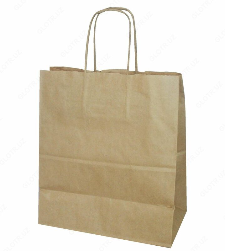 Фирменные крафт пакеты с ручками