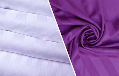 Комплект постельного белья (страйп сатин, "2,0 х 2,2" размеры)