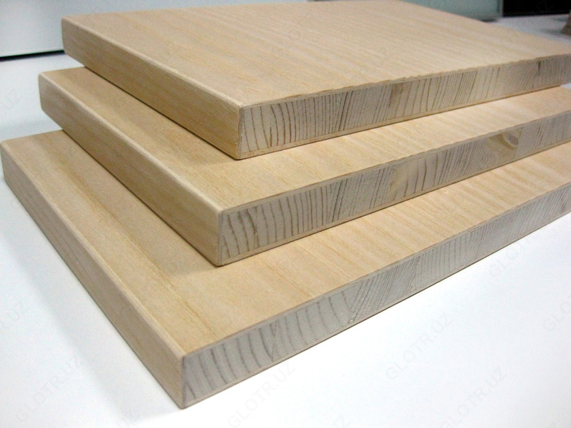 Шпонированная плита ОРЕХ ЯСЕНЬ 1 сторона - по запросу