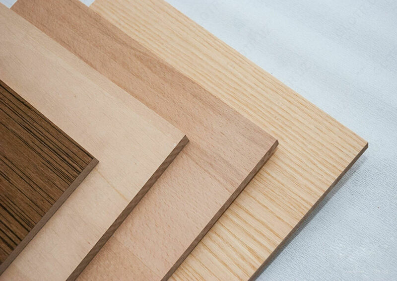 Шпонированная плита ОРЕХ ЯСЕНЬ 2х сторонний