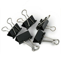 25 m (12 dona) qora Deli E38564 qog'ozlari uchun klip - 7 500 so'm