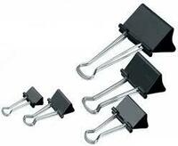 51 mm (12 dona) qora Deli E38561 qog'ozlari uchun klip