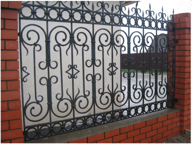 Кованые заборы 04