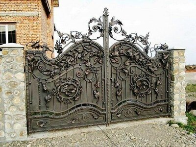 Кованые ворота 10
