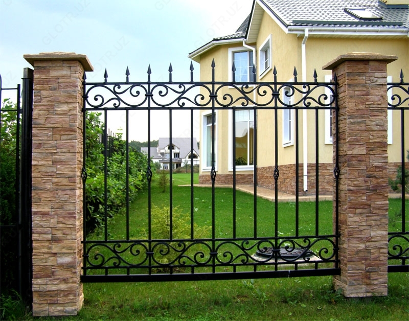 Кованые заборы 06