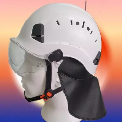 Каска пожарного (белая) - Цена по запросу