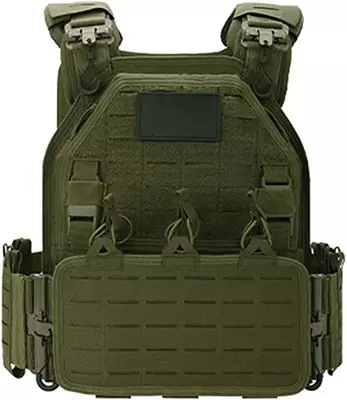 Тактический разгрузочный жилет (Темно-зеленый)