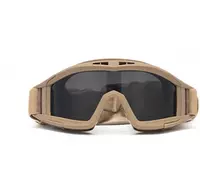 O'zgaruvchan linzali taktik chang o'tkazmaydigan ko'zoynaklar (qum)