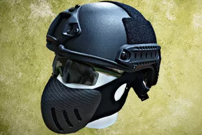 Тактический броне-шлем (Черный)