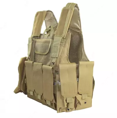 Тактический разгрузочный жилет "MOLLE Combat" (Светло/коричневый) - Цена по запросу