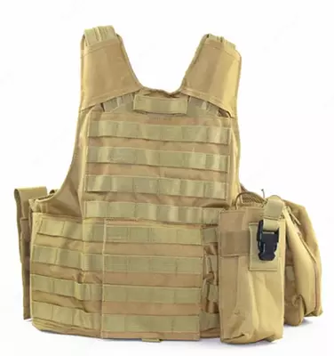 Цена по запросу Тактический разгрузочный жилет "MOLLE Combat" (Светло/коричневый)