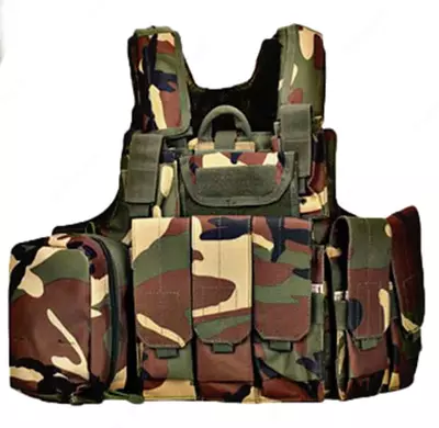 Тактический разгрузочный жилет "MOLLE Combat" (Коричнево/зеленый камуфляж)