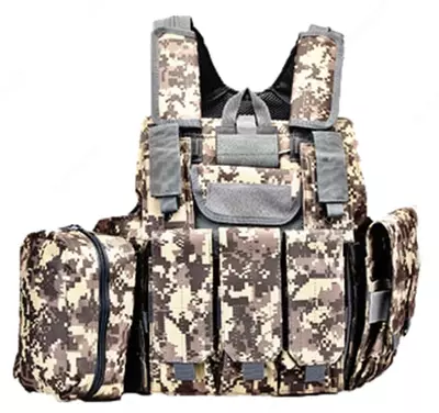 Тактический разгрузочный жилет "MOLLE Combat" (Коричневый камуфляж)