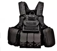 "MOLLE Combat" taktik jileti (qora)