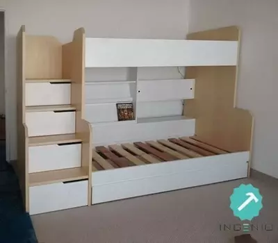 Кровать двухъярусная, модель №5