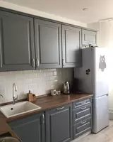 Кухонный гарнитур. Модель № 5 (Темно серый) - от 3 550 000 сум