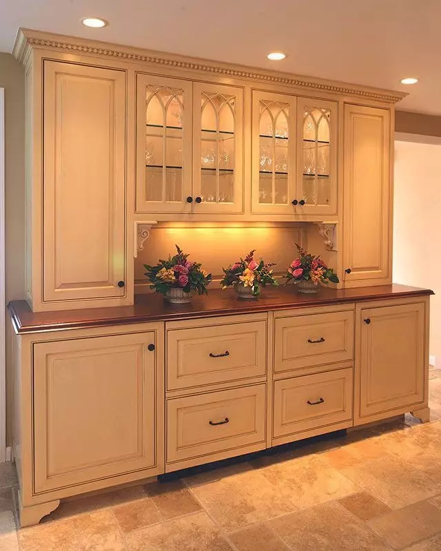 Мини-кухонный гарнитур. Модель № 13 (Бежевый)