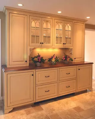 Мини-кухонный гарнитур. Модель № 13 (Бежевый) - от 3 550 000 сум / комплект