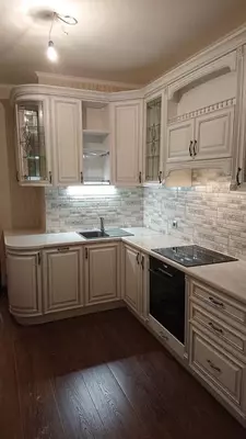 Угловой кухонный гарнитур. Модель № 20 (Карамель) - от 3 550 000 сум / комплект