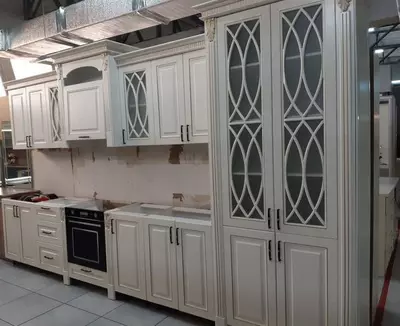 Кухонный гарнитур. Модель № 46 (Светлый бежевый) - от 3 550 000 сум / комплект