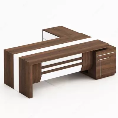 Корпусная офисная мебель. Модель № 16 (Дерево/Белый)