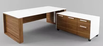 Kabinet ofis mebellari. Model № 28 (yog‘och/oq)