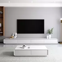 Прямоугольная ТВ-тумба. Модель № 3 (Белый/матовый)