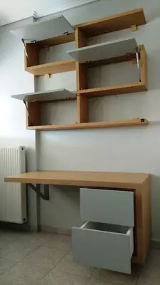 Письменный стол с подвесными полками № 2 - от 3 670 000 сум / шт.