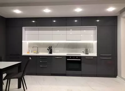 Oshxona to'plami (to'g'ri) Model № 013 (Grafit/oq) - 2 770 000 so'm / pogonometr