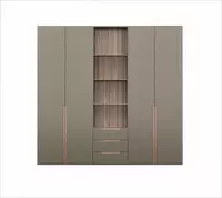 Многофункциональный 4-х створчатый шкаф (4 полки