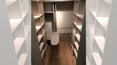 Многофункциональная гардеробная (встроенная) Модель№ 003 (Серая/бежевая)