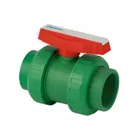 Bir tomonlama urg'ochi ipli PP sharli klapan (yashil)