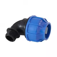 Компрессионный отвод 90˚ с наружной резьбой