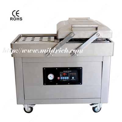 Двухкамерная вакуумная упаковочная машина DZ400/2C