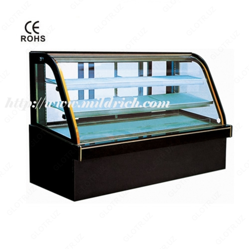  Изогнутая стеклянная витрина для торта MY-328C1 - 