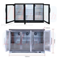  Пивной шкаф из нержавеющей стали со статическим охлаждением MGY-338S - 