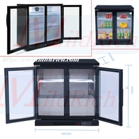   Пивной шкаф из нержавеющей стали со статическим охлаждением MGY-228S