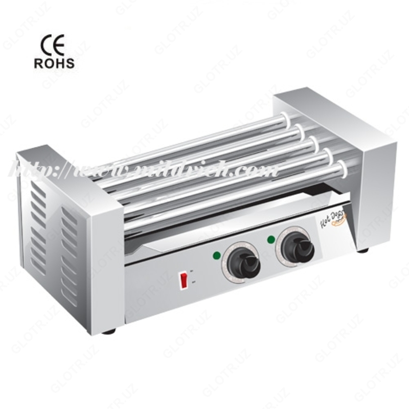  Аппарат для приготовления хот-догов 5-роликовый MHD-5R - 