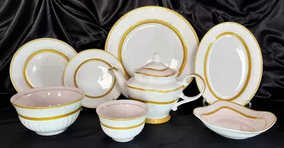 Столовый сервиз «Викалина»  62РС-С9.  62 предмета (Ассортимент)