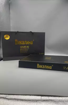  Набор столовых приборов (позолоч. напыление) «Викалина» 0177  36 предметов  нерж. сталь  подарочн. уп. (Ассортимент) - 