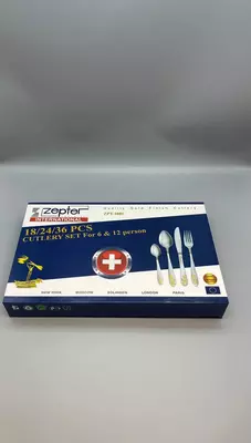  Премиальный набор столовых приборов (позолоч. напыление) Zepter International OT-4  18/24/36 предметов  нерж. сталь  подарочн. уп. (Ассортимент) - 