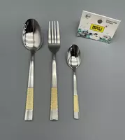 Vikalina Bipai BG8-123 6 qismli pichoqlar toplami (oltin qoplamali)  zanglamaydigan polatdan (YANGI)