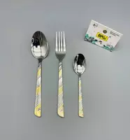 Vikalina pichoqlar toplami (oltin qoplamali) Bipai BB9-123  6 dona  zanglamaydigan polat (YANGI)
