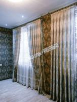 Комбинированные шторы в классическом стиле