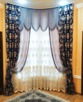 Услуги по пошиву штор с ламбрекенами в восточном стиле - от 100 000 сум