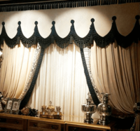 Услуги по пошиву комбинированных штор в театральном стиле - от 100 000 сум