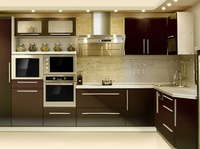 Угловой кухонный гарнитур 001