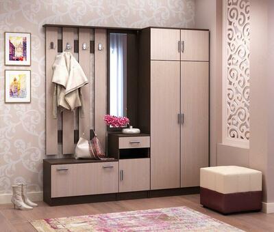 Корпусный мебельный гарнитур для прихожей выполненный контрастными цветами - 250 000 so'm / kv.mdan